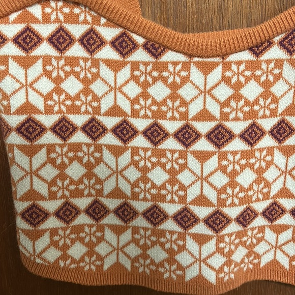 NWOT Free People Patterned Bra Top - Picture 4 of 9